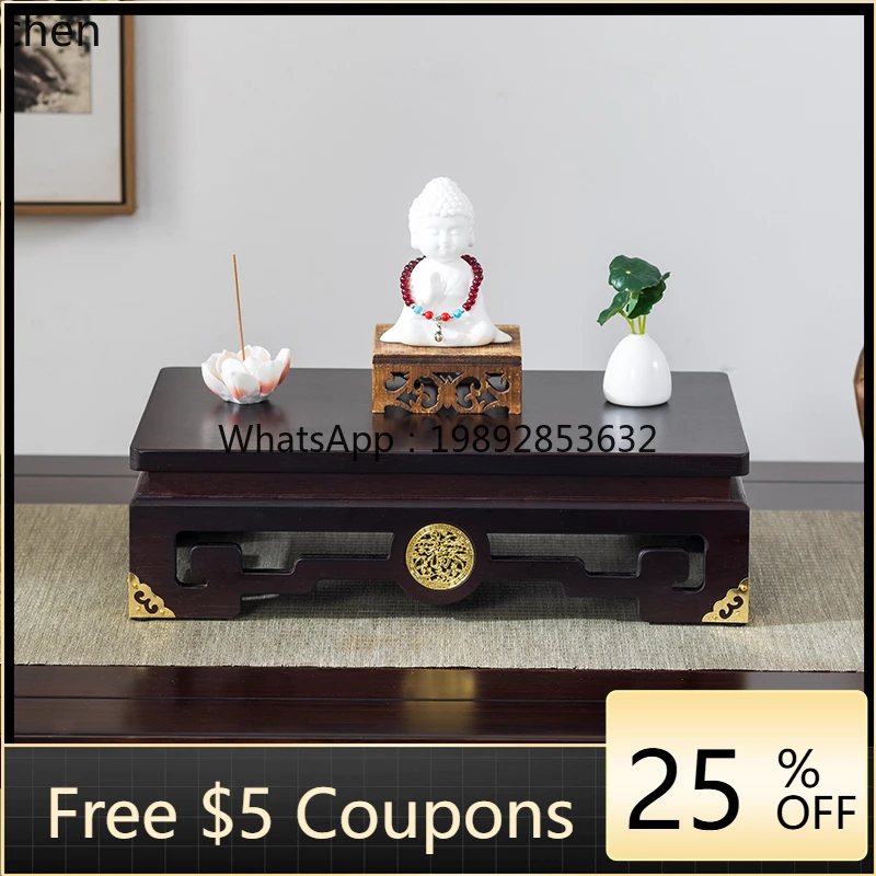 

AB Buddhist Altar Cabinet Offering Table Home Use Buddha Offering Seat Altar Worship Rack Incense Case