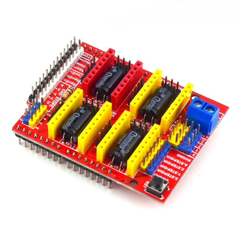 CNC Shield V3 Engraving Machine / 3D Printer / + 4pcs A4988 Driver Expansion Board for Arduino