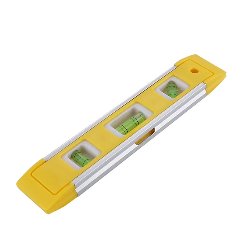 Magnetic Mini Level Tool, Portable Cast Aluminum Multi-angle Spirit Level, Balance Ruler for Construction Measuring