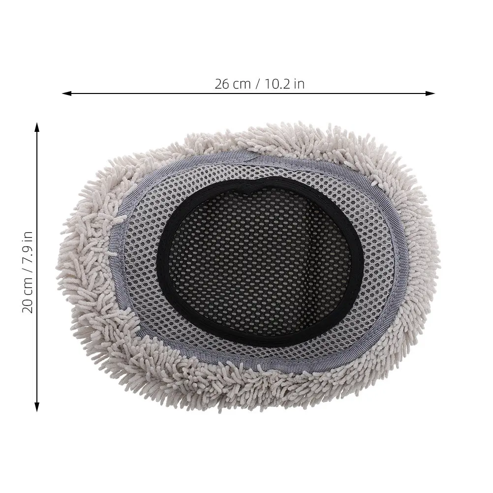 2Pcs Car Wash Mop Replacement For Car Roof Cleaning Mobile Detailing Soft Chenille Brush Scratchproof Accessories