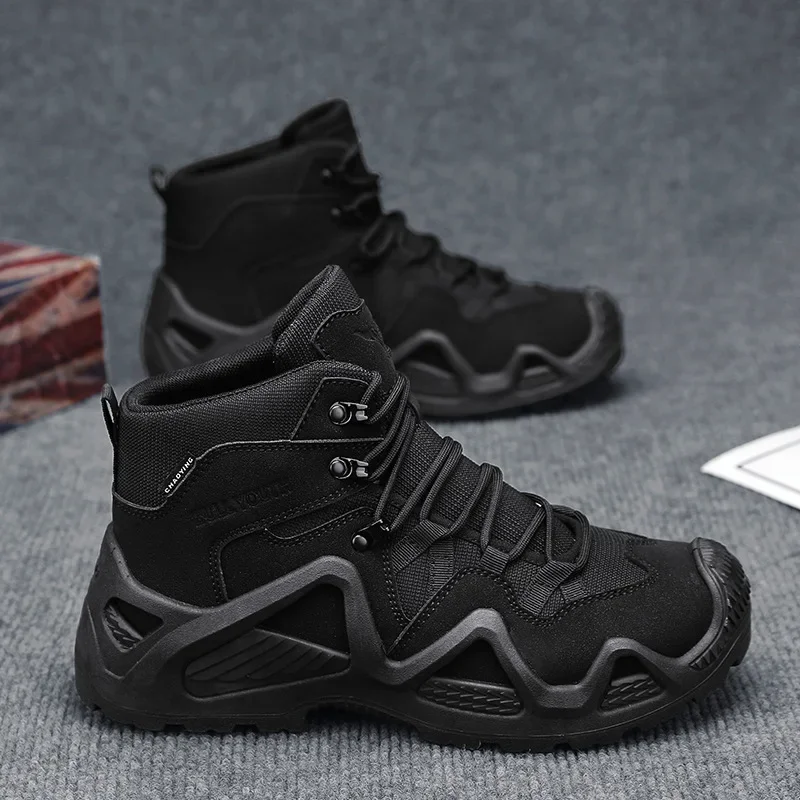 أحذية رجالية خفيفة التكتيكية الصحراء الأحذية في الهواء الطلق حذاء للسير مسافات طويلة للرجال وعرة عدم الانزلاق وحيد الرحلات الأنشطة الرياضية الأحذية #3