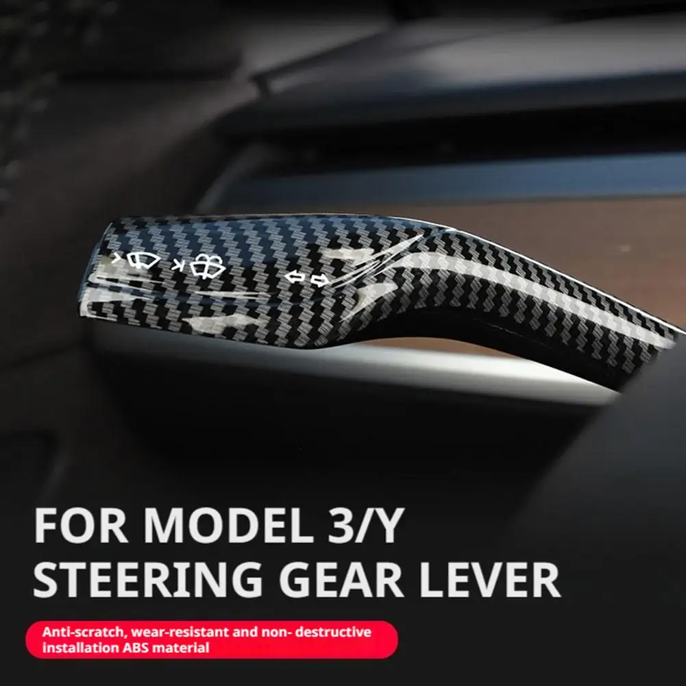 

Steering Lever Cover for Tesla Gear Lever Decoration Accessories Full Protection Gear Shift Cover Accessories C6R8