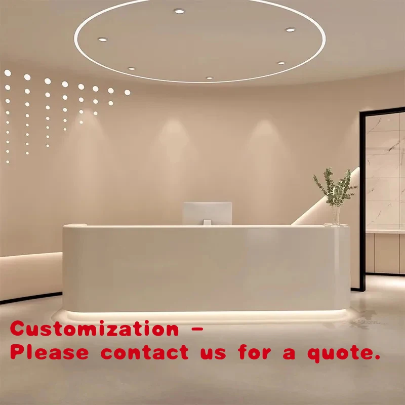 

Современная роскошная деревянная стойка ресепшн с возможностью индивидуальной настройки цвета, для магазина одежды.