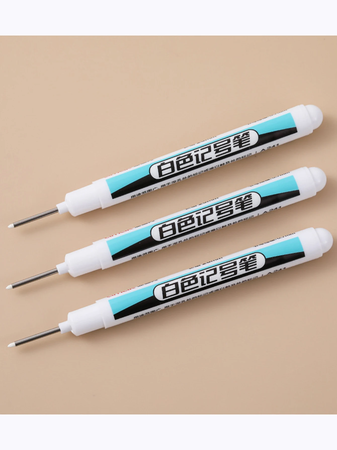 0.7/1.0/2.5mm White Paint Marker Pen Deep Hole Markers Pen Set Waterproof Permanent Oily Pens for Rock Wood  Glass Tiles image 5