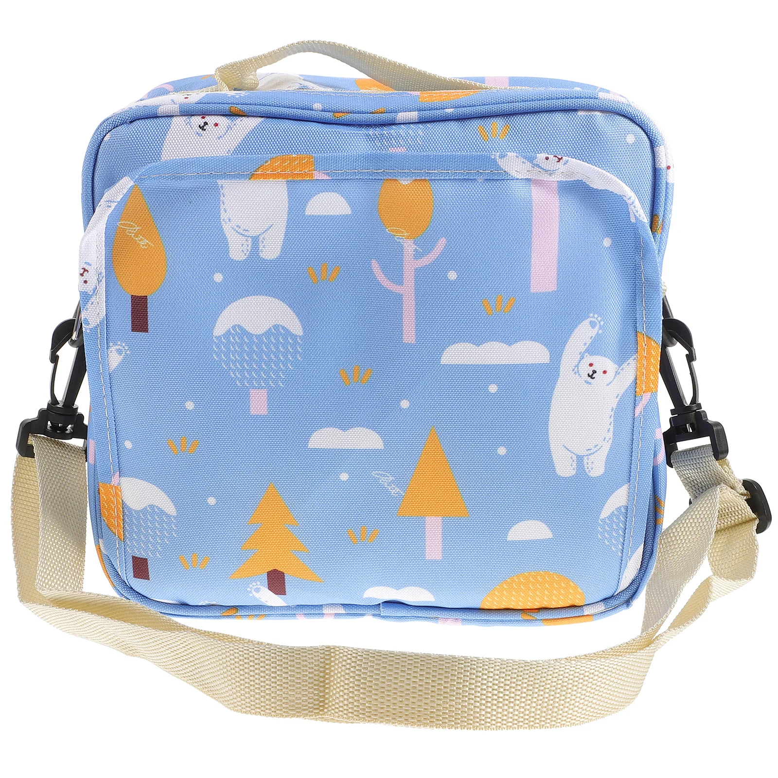 Luiertas Tote Ruime multifunctionele reistas Verstelbare riem Crossbody Babyluier Organizer Tote Kinderwagenaccessoires