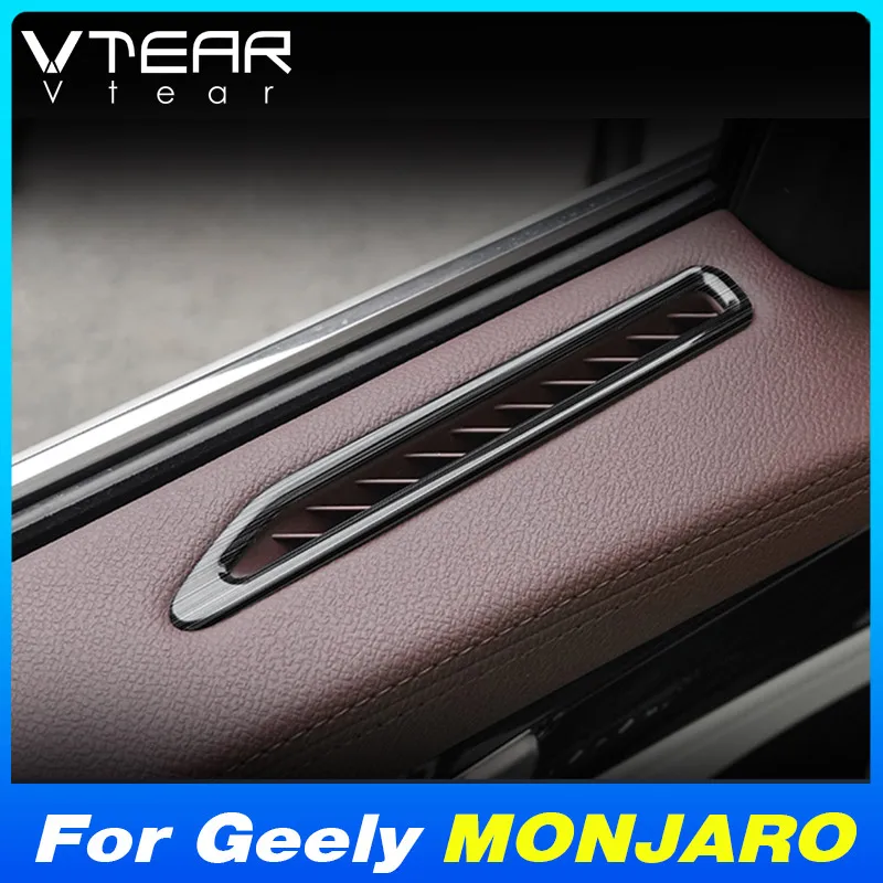 

Vtear Inner Door Air Outlet Trim Cover Front Conditioning Vent Car Decoration Accessories For Geely Monjaro Kx11 Manjaro 2024