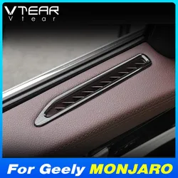 Vtear Inner Door Air Outlet Trim Cover Front Conditioning Vent Car Decoration Accessories For Geely Monjaro Kx11 Manjaro 2024