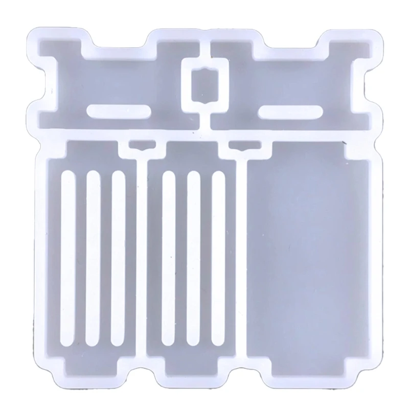 Boîte de rangement pour épissure géométrique 41QC, conteneur de résine, moule en Silicone pour bricolage, organisateur de résine époxy, décoration de maison