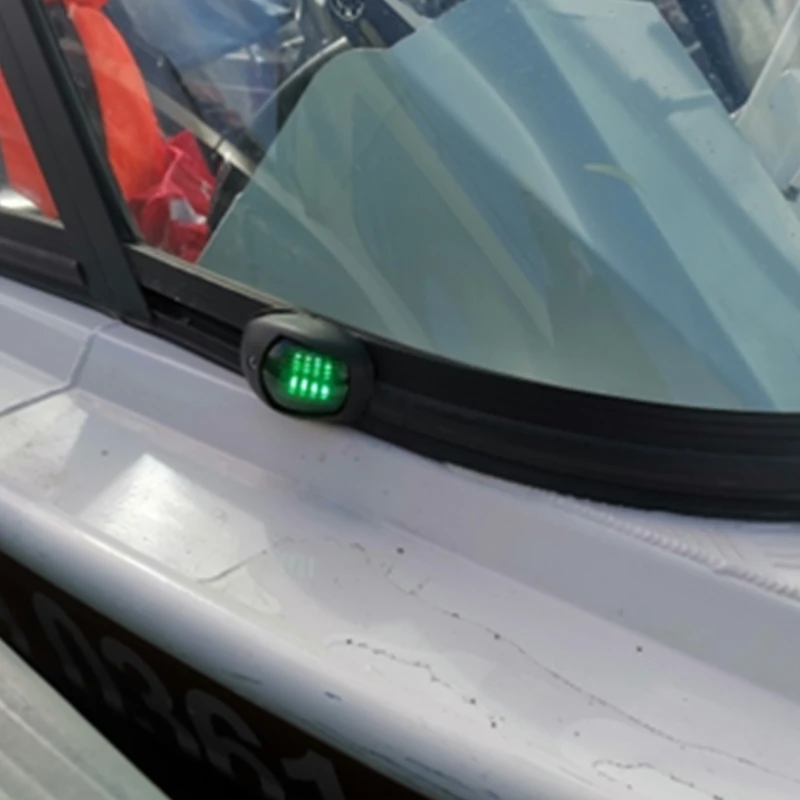 1/5/10pair Waterproof Boat Navigation Light Green and Red Marine LED Starboard and Port Side Light for Boat Yacht Skeeter 10-30V