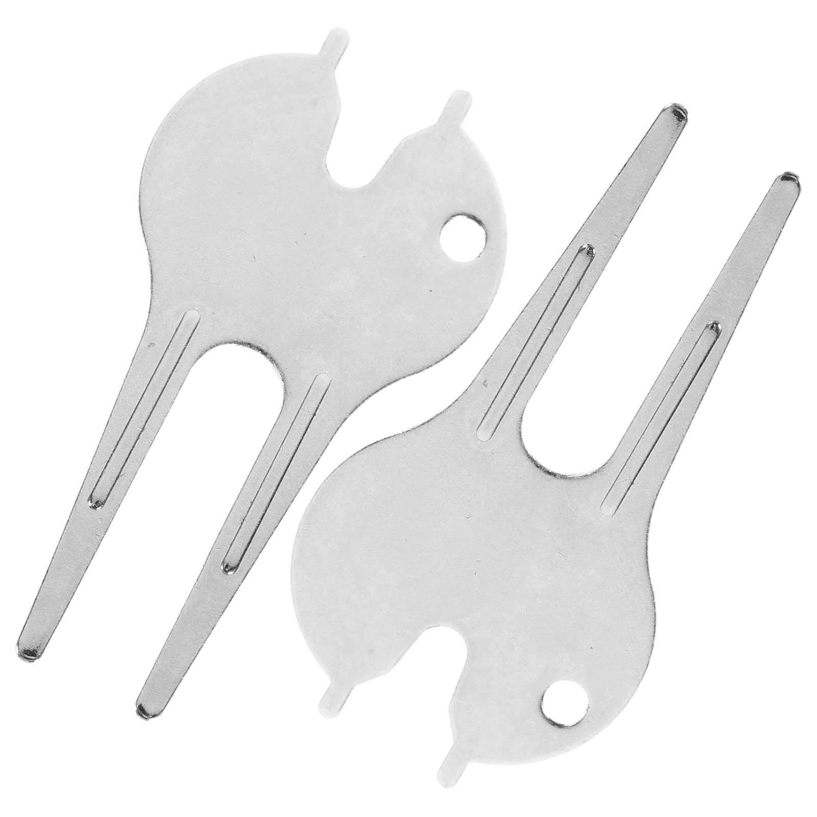 سبيكة خضراء ديفت إصلاح الغولف أداة الأخضر ديفت شوكة الفضة اليد ماركر المحمولة إكسسوارات الغولف علامة الغولف #4