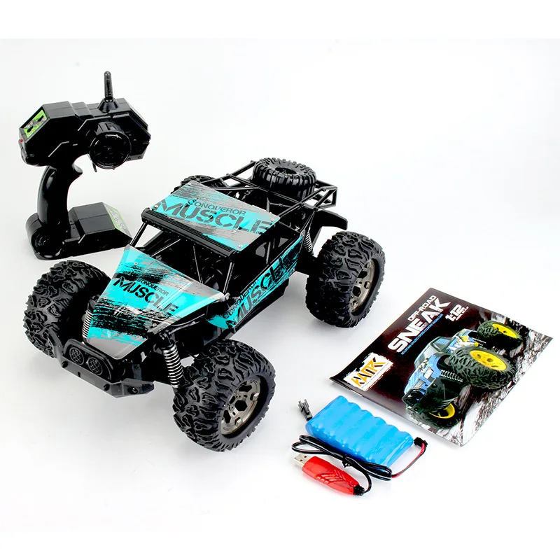 cool stuff toys for kids funny gift-1:12 alloy high-speed 4x4 rc cars,Bigfoot climbing off-road rc truck,remote control car toy