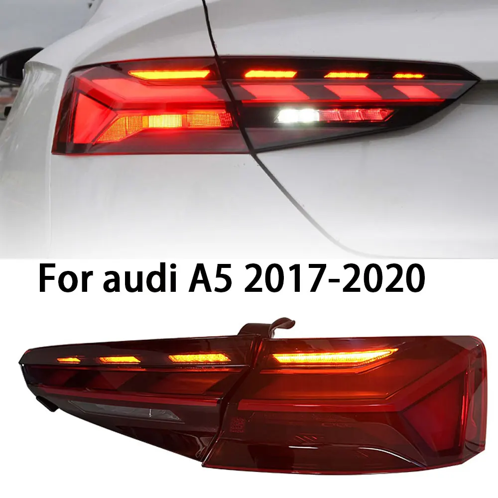 Car TailLamp for For For Audi A5 2017-2020 Taillight Modified S5 LED Reversing Lamp Turn Signal Brake light Daytime running ligh