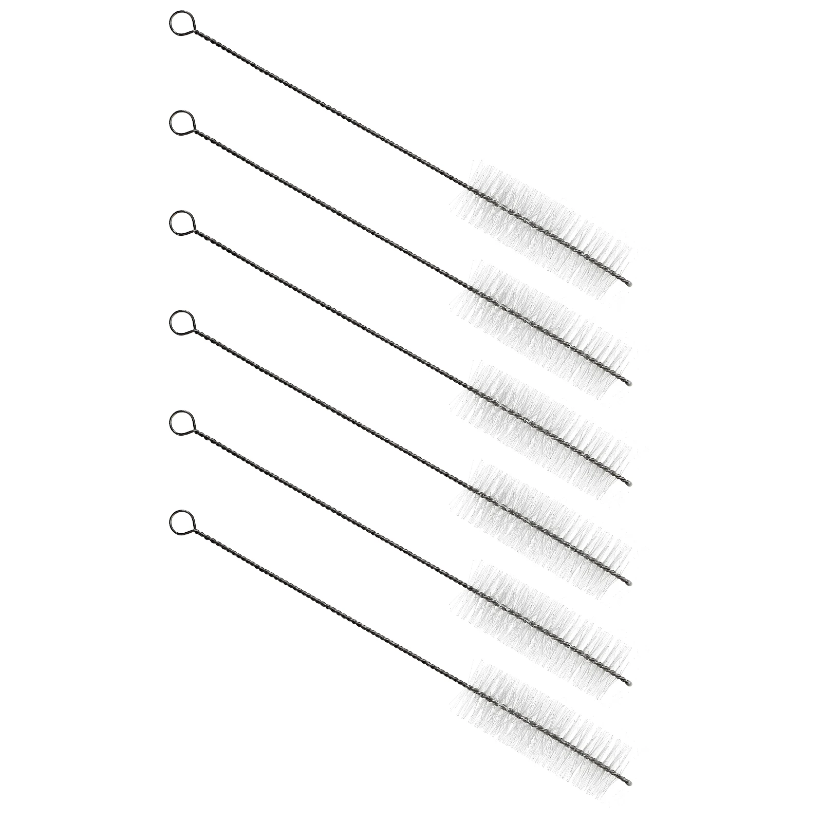 

10pcs Test Tube Brushes Stainless Steel Cleaning Accessories for Household Pipe Straw Baby Long Cleaners Portable Tube Bathroom