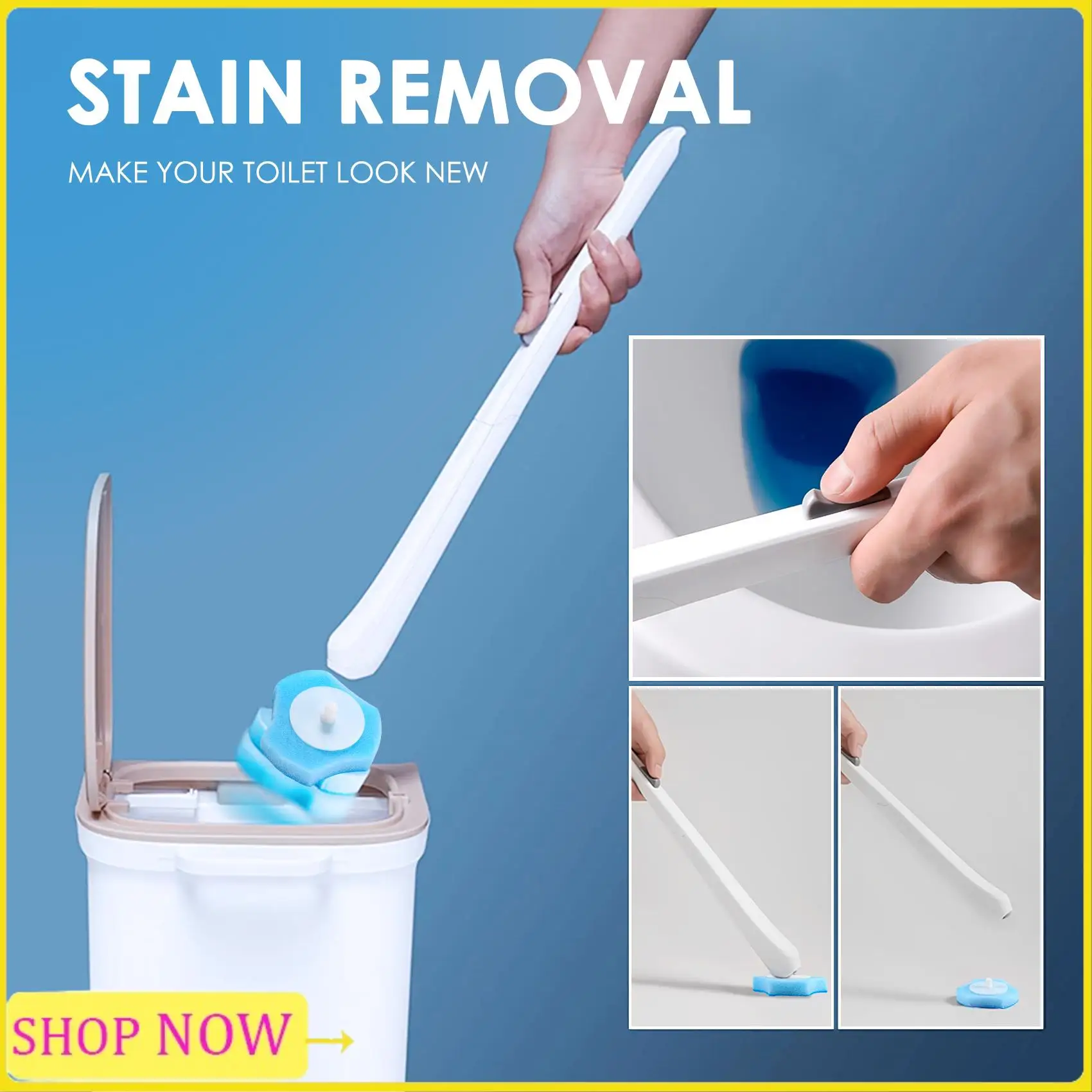 

Especial Disposable Toilet Cleaning System Disposable Toilet Flushable Refill Fresh Brush Flushable Refills - 48 Refills