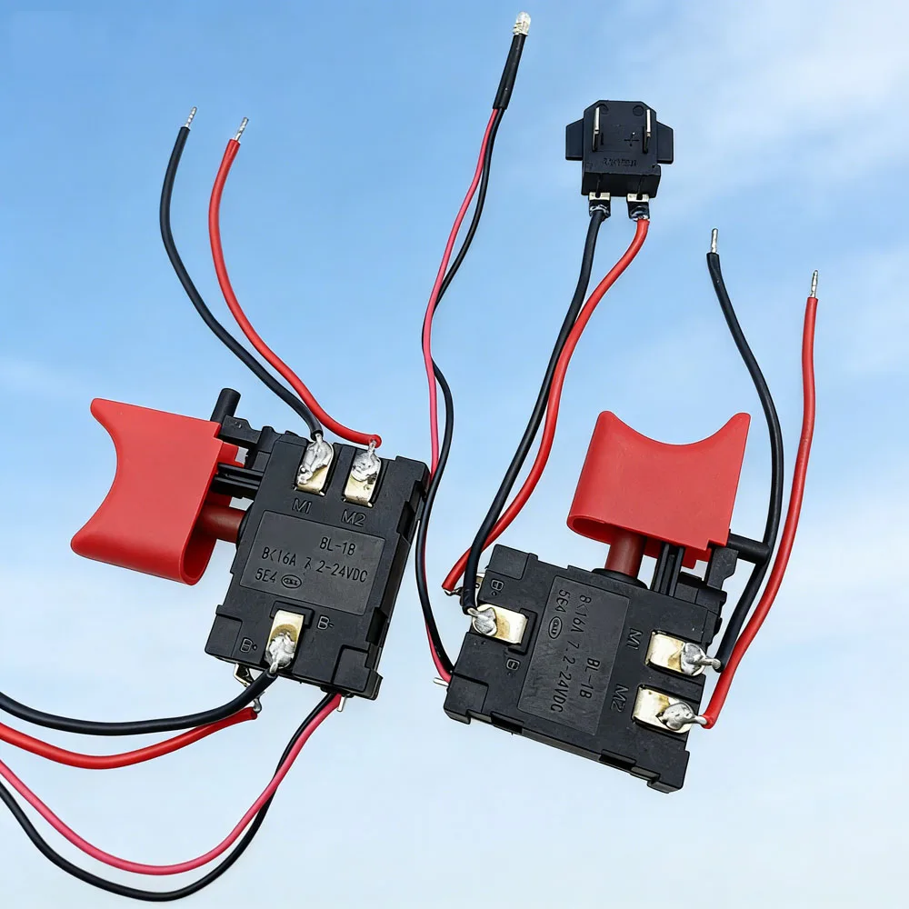 

For Bosch 10.8V lithium drill 12V charging drill Power Tool positive and negative speed control switch 8-16A DC 7.2-24V 5E4