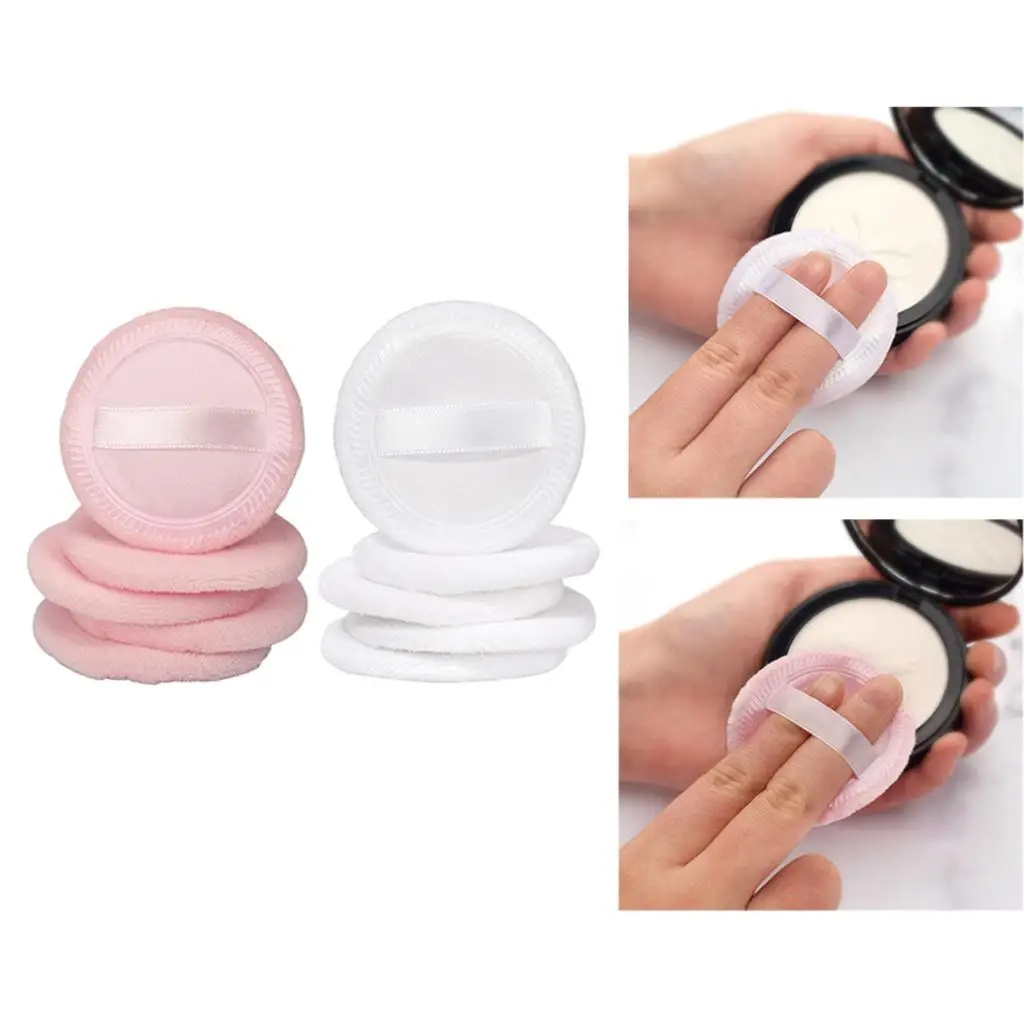 BB Cream Puff Soffio di polvere in velluto di cotone Frullatore per trucco da viaggio per fissare l'uso in polvere e fondotinta