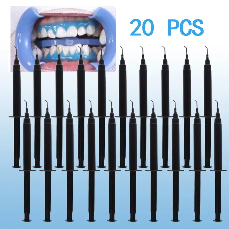 20 piezas-Gel protector de goma para blanqueamiento Dental, pluma de recarga, barrera Gingival de clínica, herramientas de presa, 3ML