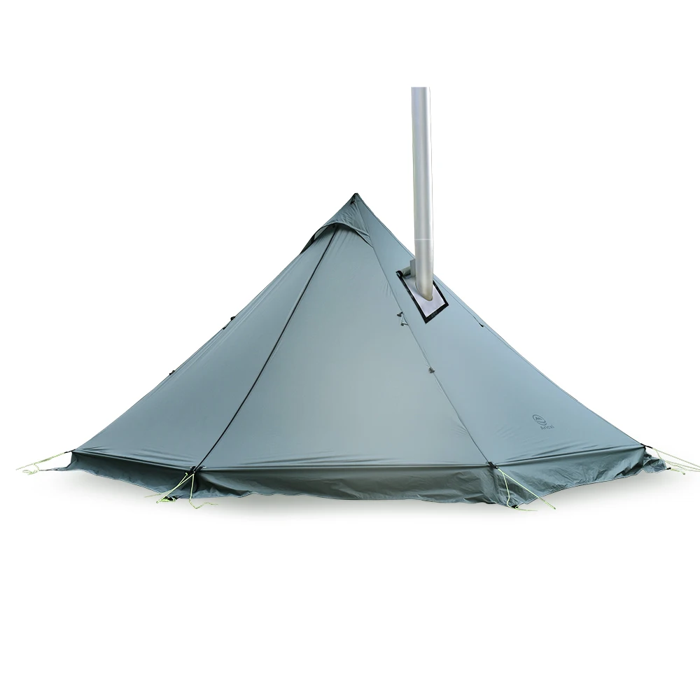 Imagem -02 - Aricxi-tenda de Pirâmide Silnylon 20d Ultraleve para Pessoas Tenda Grande sem Hastes Barraca de Acampamento Caminhada ao ar Livre