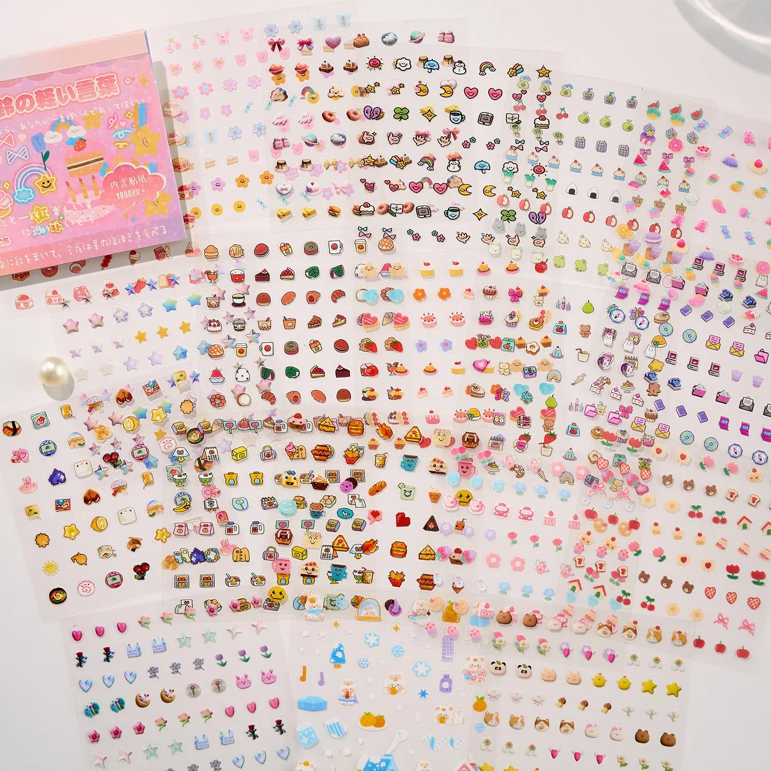 1800 + шт. мини-наклейки для домашних животных, вырезанные наклейки для книги, материал для книги, чехол для мобильного телефона, сделай сам, декоративные наклейки Guka