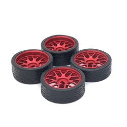 1/28 26mm Racing Tire Tyre Metal Wheel Rim for Wltoys 284131 K969 K979 K989 P929 Kyosho Mini-Z 1:28 RC Car Upgrades Parts