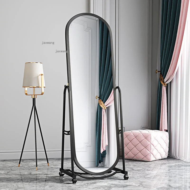 

Creative Clothing Store Floor Decorative Mirrors Simple Fitting Room Vertical Dressing Mirror Girl Bedroom Home Full Body Mirror