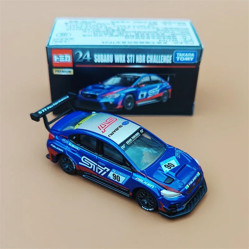 TAKARA TOMY TOMICA Black Box Flagship simulation alloy die cast model number Subaru WRX Sports Rally car Boy collection gift.