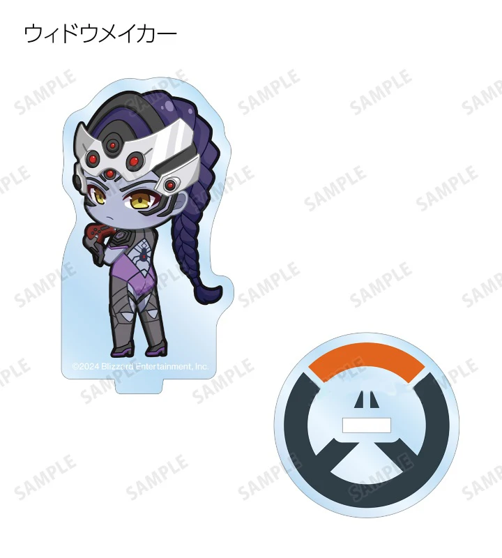 Anime Game Overwatch Acrylic Stand Model Cosplay Characters Ornament Accessories Good Collection Gifts 10cm view 5