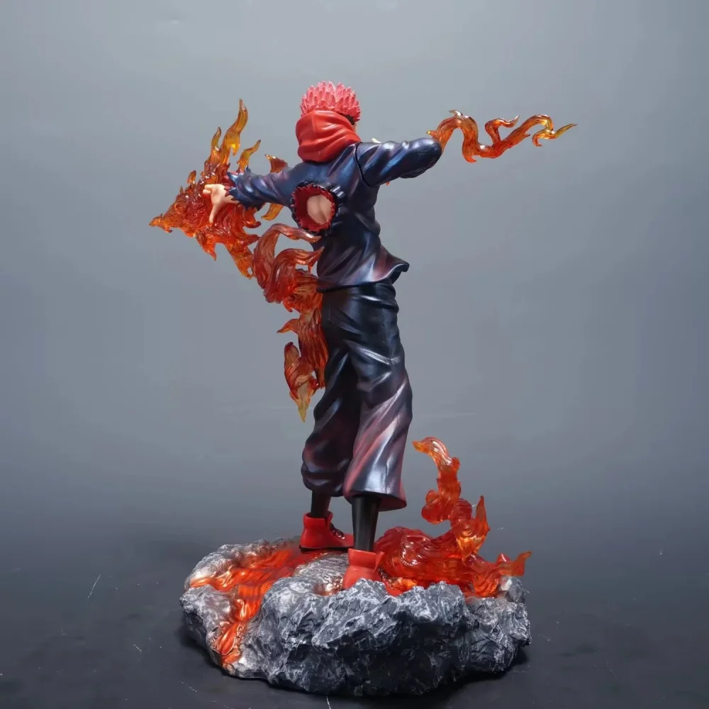 Anime Jujutsu Kaisen Itadori Yuji GK PVC Action Figure Collectible Model Doll Toy 30CM