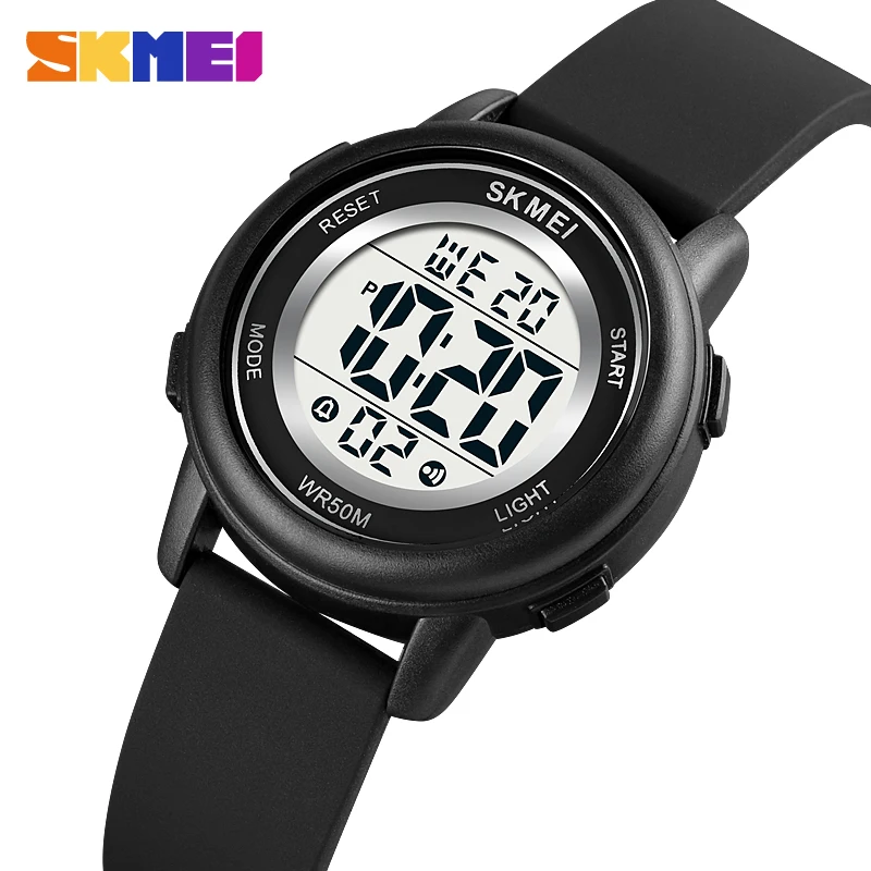 SKMEI 1721 montre enfant jam tangan olahraga anak, jam tangan Digital Led warna-warni untuk anak laki-laki dan perempuan