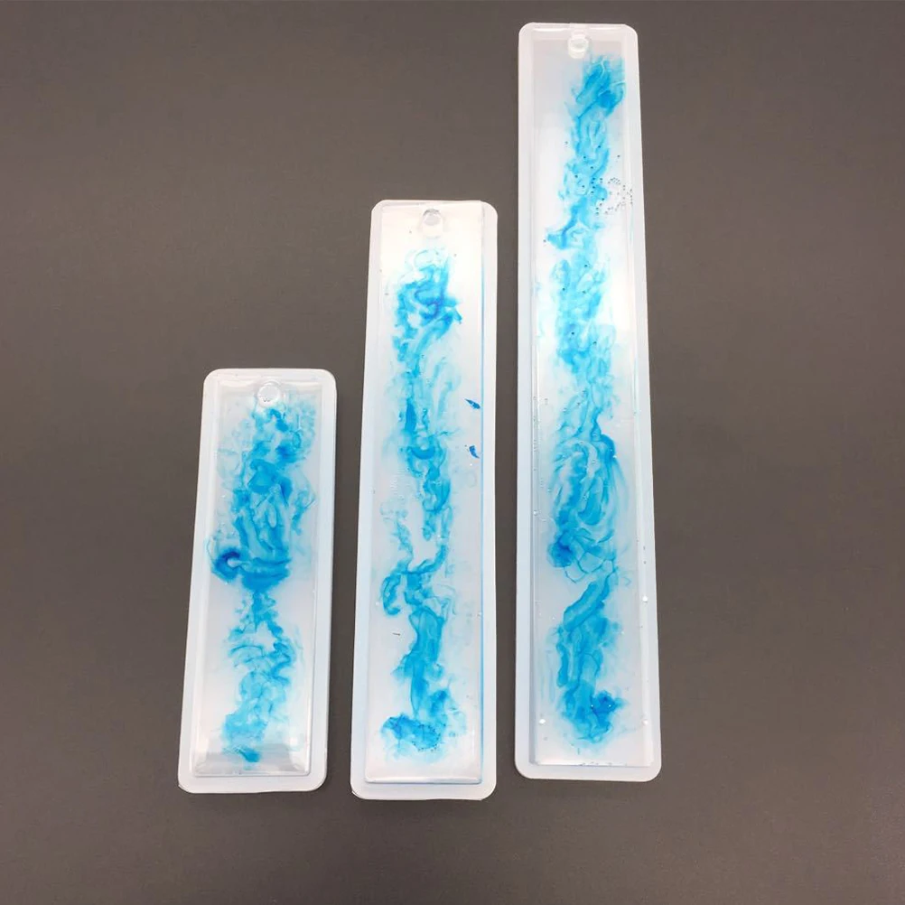 6 pezzi segnalibro stampo segnalibri fai da te artigianato classico stampo H realizzato in gel di silice trasparente accessori per gioielli parti artigianato realizzato H