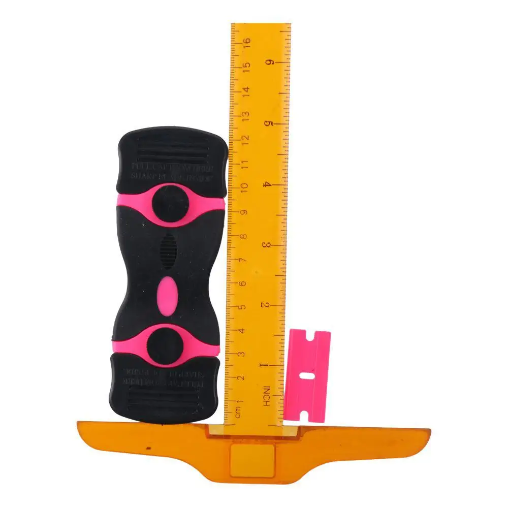 7/12 pieces Plastic+ Metal Removing Knife Durable Fashion 13*10*3cm Scraper Square Pink Multifunctional Knife Indoor