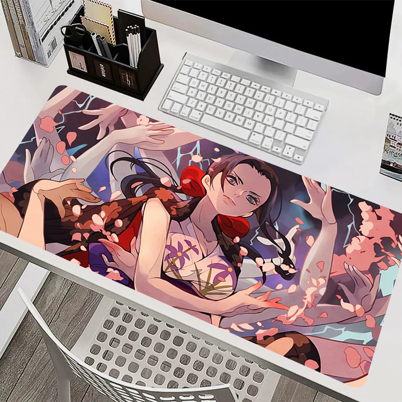 

Mousepad Laptop Mouse Pad Office PC Accessories One Piece Nico Robin Keyboard Pad Rubber Cup Mat Soft Mouse Mat Large Desk Mat