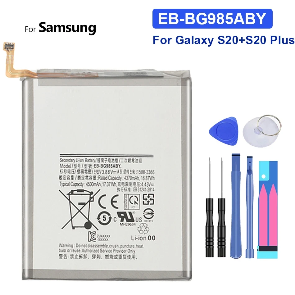 Batería EB-BG980ABY EB-BG985ABY para Samsung Galaxy S20 +, S20 Plus/Ultra s20Ultra, EB-BG988ABY