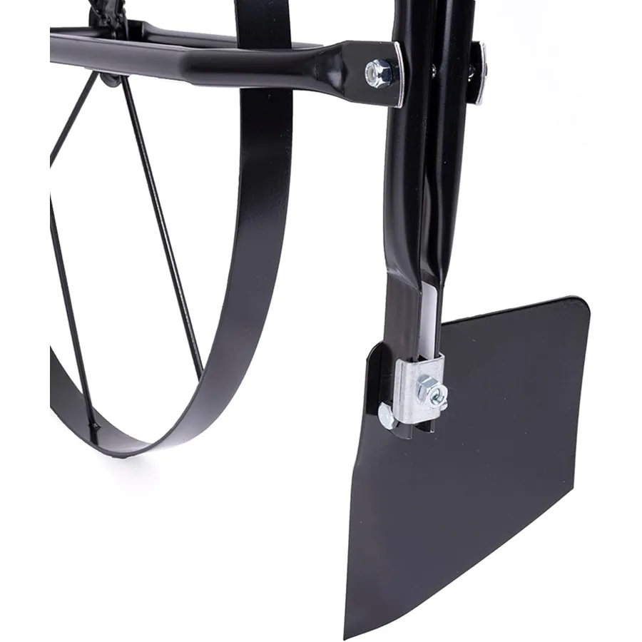 Cultivador de ruedas altas tubular de rueda alta 6500 con mango cómodo con 3 posiciones ajustables, implementos de cambio rápido,