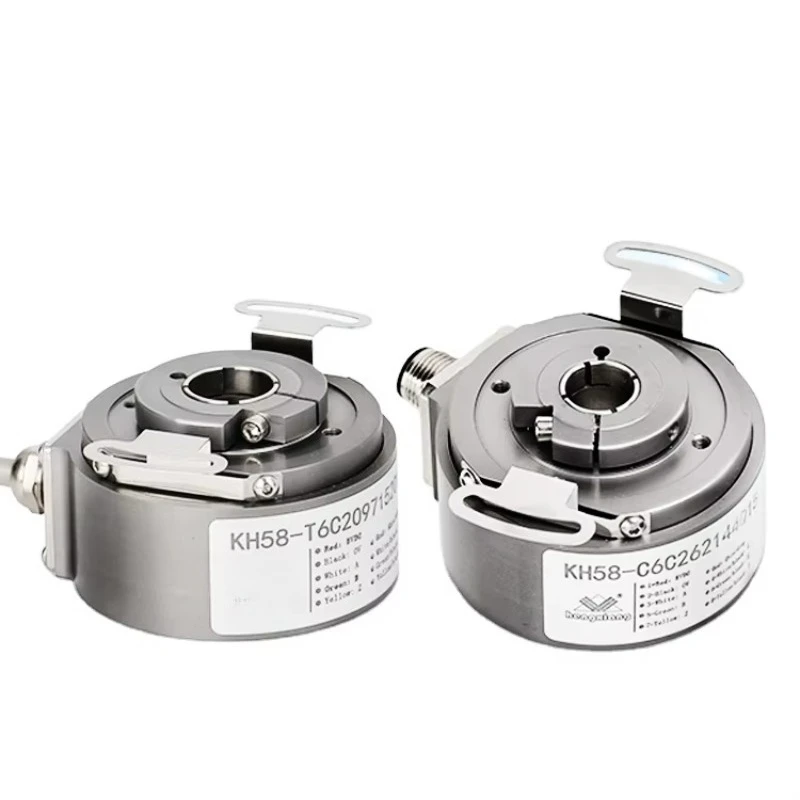 KH58 Incremental Encoder 24bit Super High Resolution CNC Pulser Rotary 12000ppr IP65 Protection CE Certified