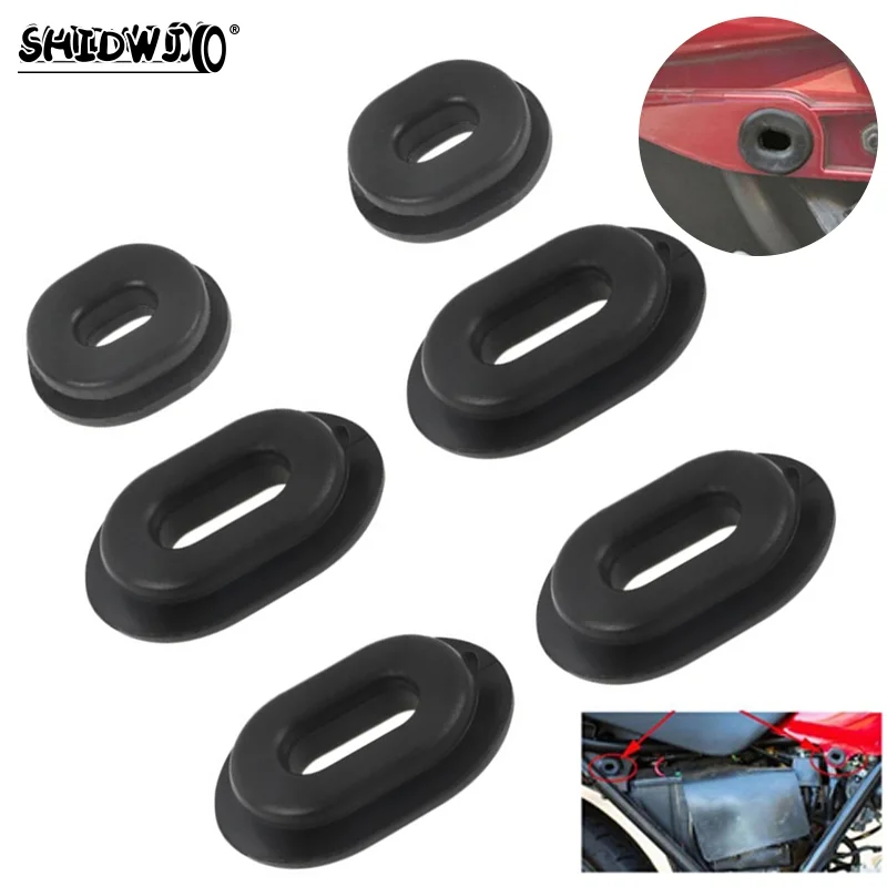 12pcs/set Motorcycle Body Side Cover Rubber Grommet Fairing Washer Bolts Motorcycle Accessories