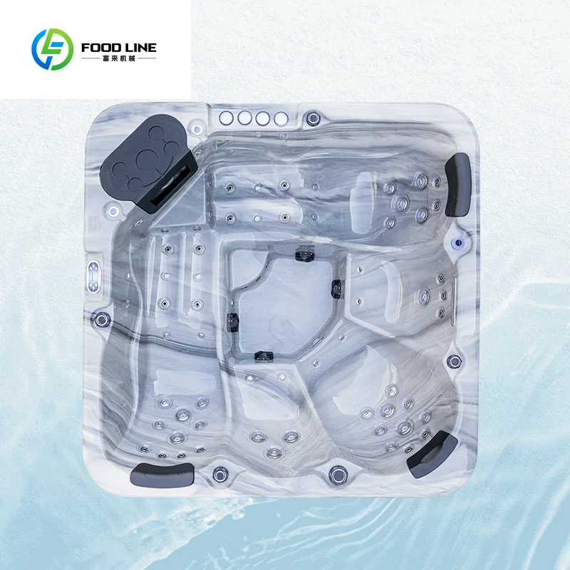 Wholesale Price Popular 5 Person Hot Tub Spa Hydrotherapy Spa Tub Whirlpool Outside Spa Hot Tub with Wifi