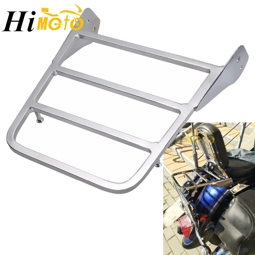 Motorcycle Sissy Bar Luggage Rack For Yamaha VStar 1100 Classic / Dragstar XVS1100 2000-2011, V-Star 400/650 Classic 1998-2011