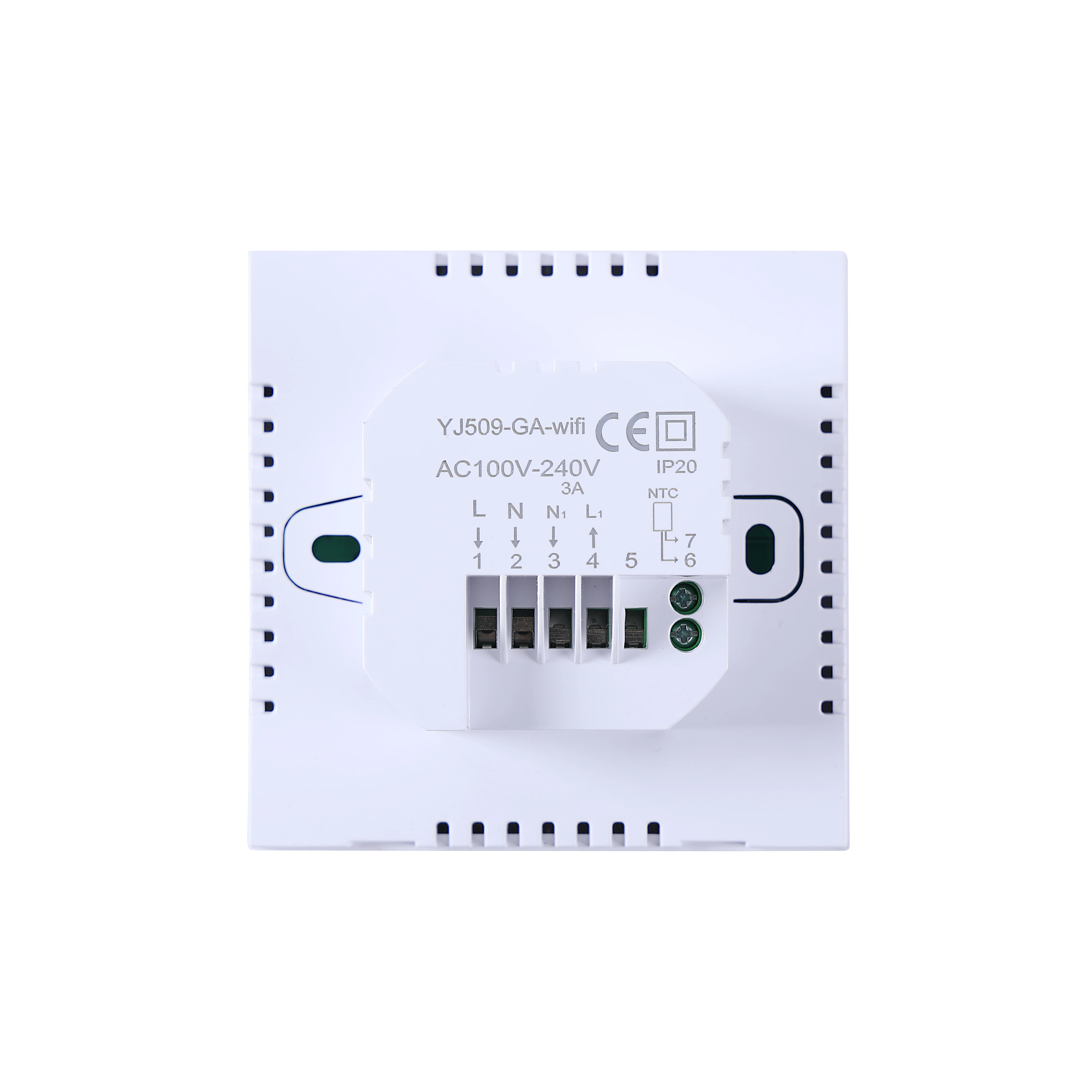 Imagem -02 - Wifi Termostato de Aquecimento Inteligente Display Lcd Controle de Voz Alexa Tuya Alice Elétrica Piso Aquático Yj509-b Tela de Seda