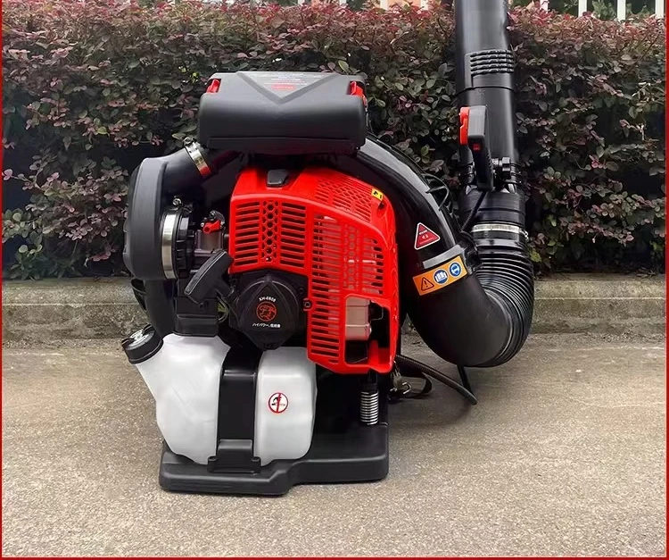 EB8010 Industrial Grade Backpack Fuel Powered Snow and Leaf Blower 79.9cc 92.2m/sec for Road Cleaning Direct From Factory CE