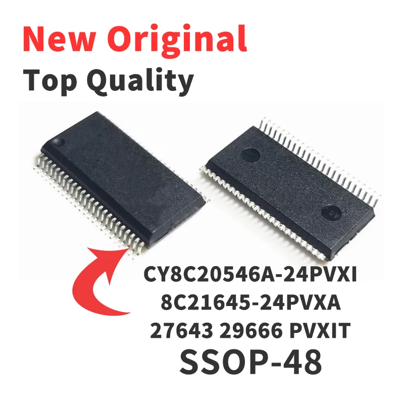 

1 Pieces CY8C27643-24PVXI CY8C21645-24PVXA CY8C20546A-24PVXI CY8C29666-24PVXI SSOP48 Chip IC Brand New Original