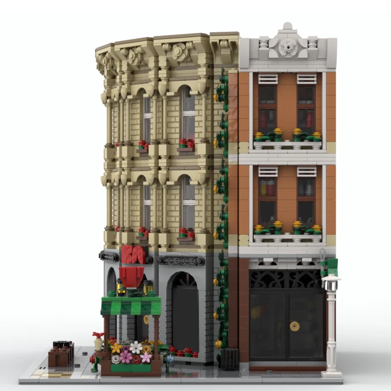 ชุดตัวต่อโมดูลาร์แบบปรับแต่งได้ 2638 ชิ้น ชุดวิศวกรรมเมือง ของเล่นเด็ก ชุดประกอบโมเดลเทคโนโลยี DIY ของขวัญวันหยุดสำหรับเด็กผู้ชาย