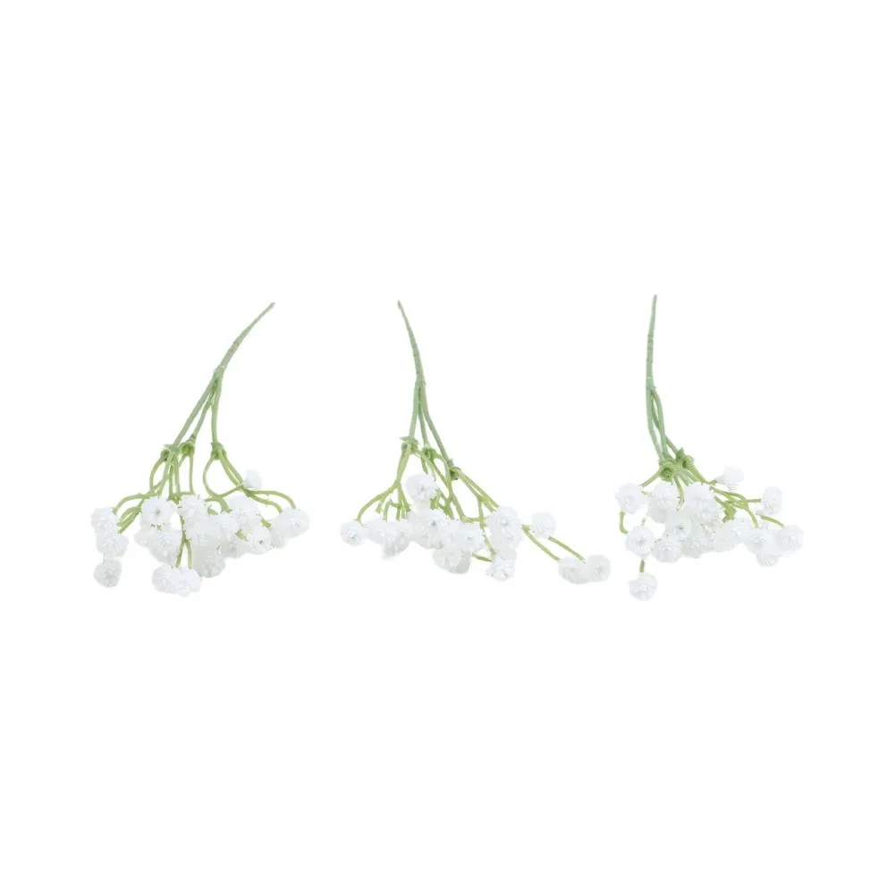 Artificial Gypsophila Clusters for Layering in Glass Jars Terrariums and Contemporary Living Space Ornamentation