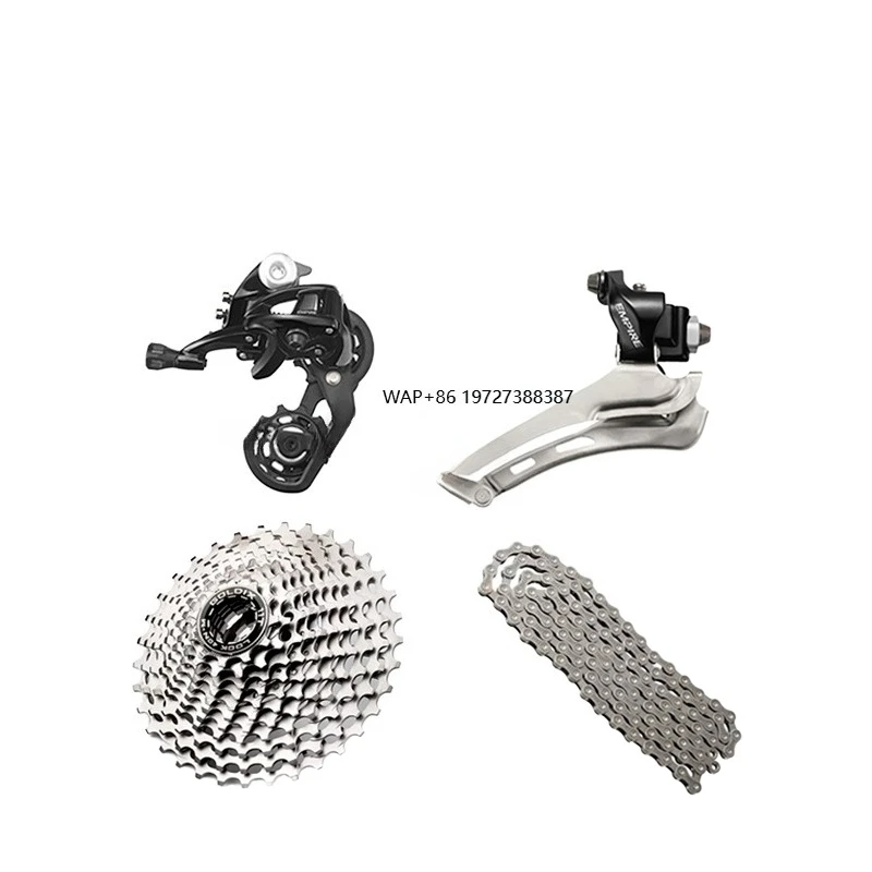 

EMPIRE 2*11 Speed Road Bike Bicycle Shifter Lever Rear Derailleur Groupset Cassette Freewheel YBN Made Durable Alloy