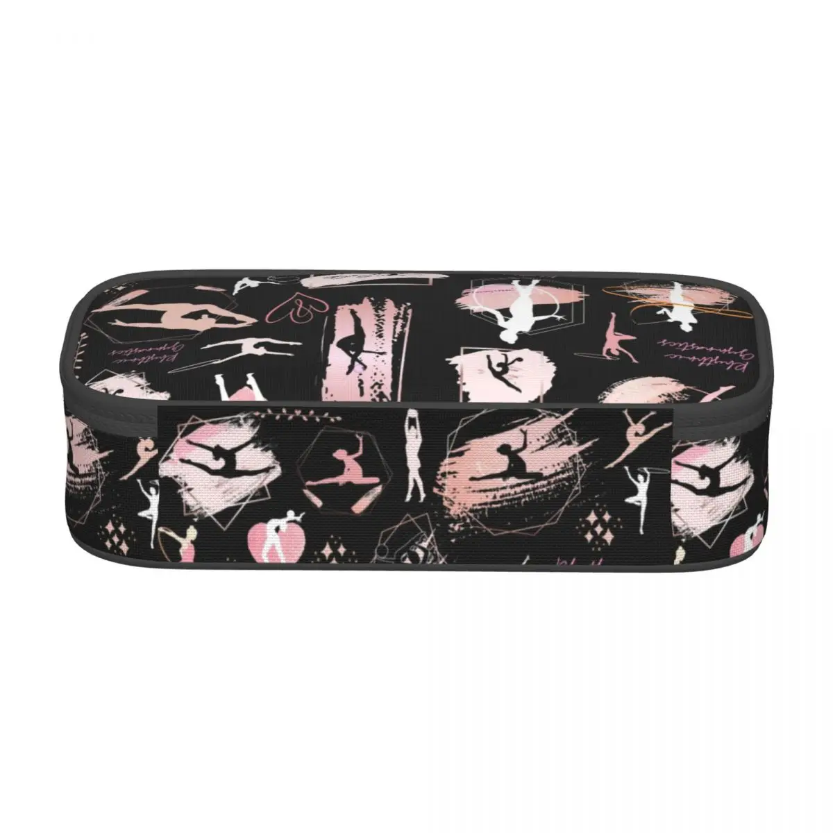 Customized Cute Rhythmic Gymnastics Dance Pencil Cases for Girl Boy Large Capacity Pencil Box Stationery