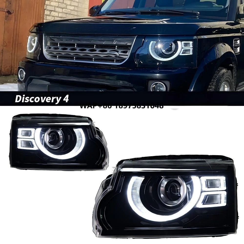 

For Discovery 4 Headlights 2010-2017 Assembly Upgrade LED Headlamp Car Accessories LED Front Lights Plug and Play