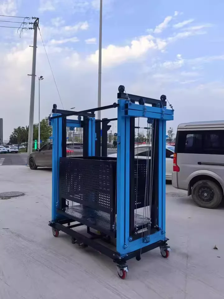 Rise 8M Commercial Industrial Scaffolding Lift 500KG Capacity Heavy Duty Construction Equipment Rental