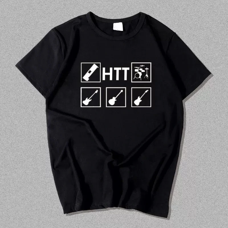 K New ON Hirasawa Yui T-shirt Akiyama Mio Htt Cosplay Costume Anime Men  Women T Shirt cotton Tees