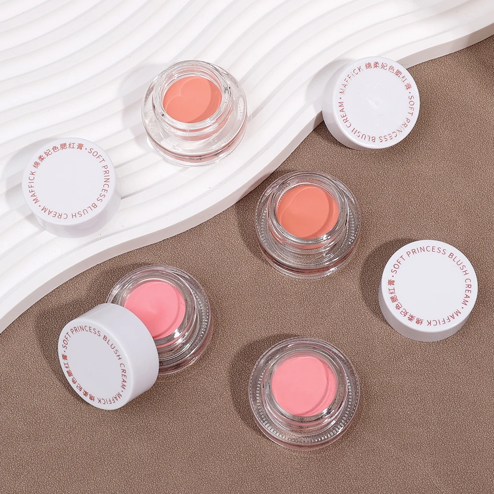 Soft Matte Blush Mini Portable Natural Blush Palette Peach Pink Red Rouge Cheek Long-lasting Nude Makeup Cosmetic Face Makeup