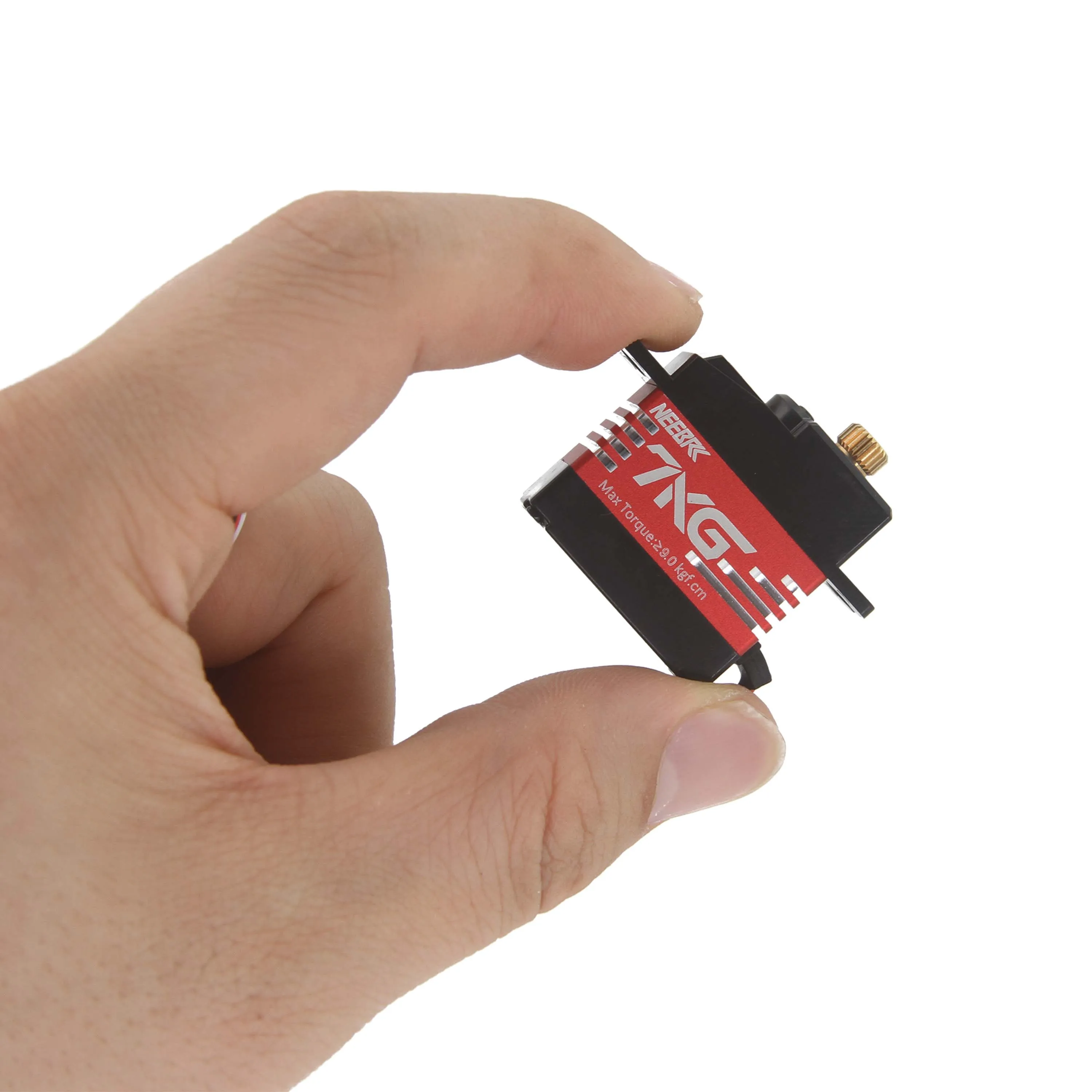 7KG 21G 17G Marco de semialuminio Servo engranaje de Metal Digital para 1/12 1/16 RC coche MN78 MN82 MN99S WLTOYS MJX Hyper Go barco avión de juguete